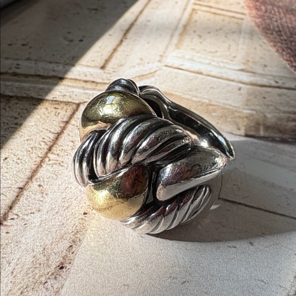 AUTHENTIC DAVID YURMAN BELMONT CURB CHAIN RING - Picture 3 of 6
